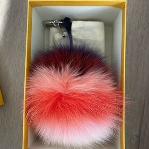 FENDI FUR KEY RING